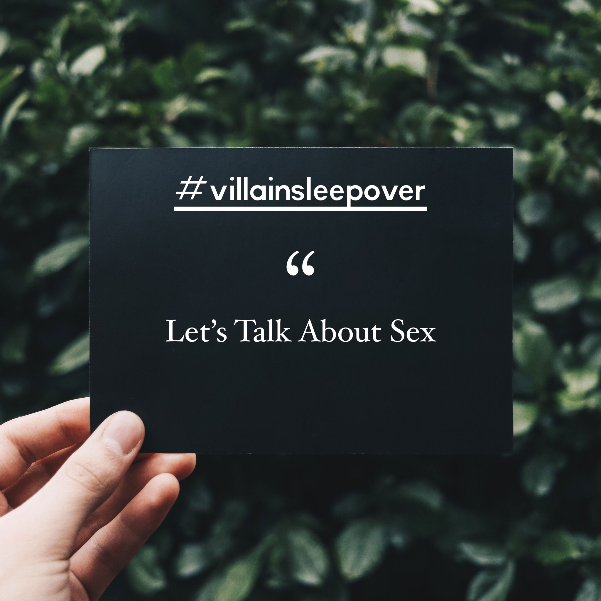 June Twitter Chat! Sex & Villainy #villainsleepover